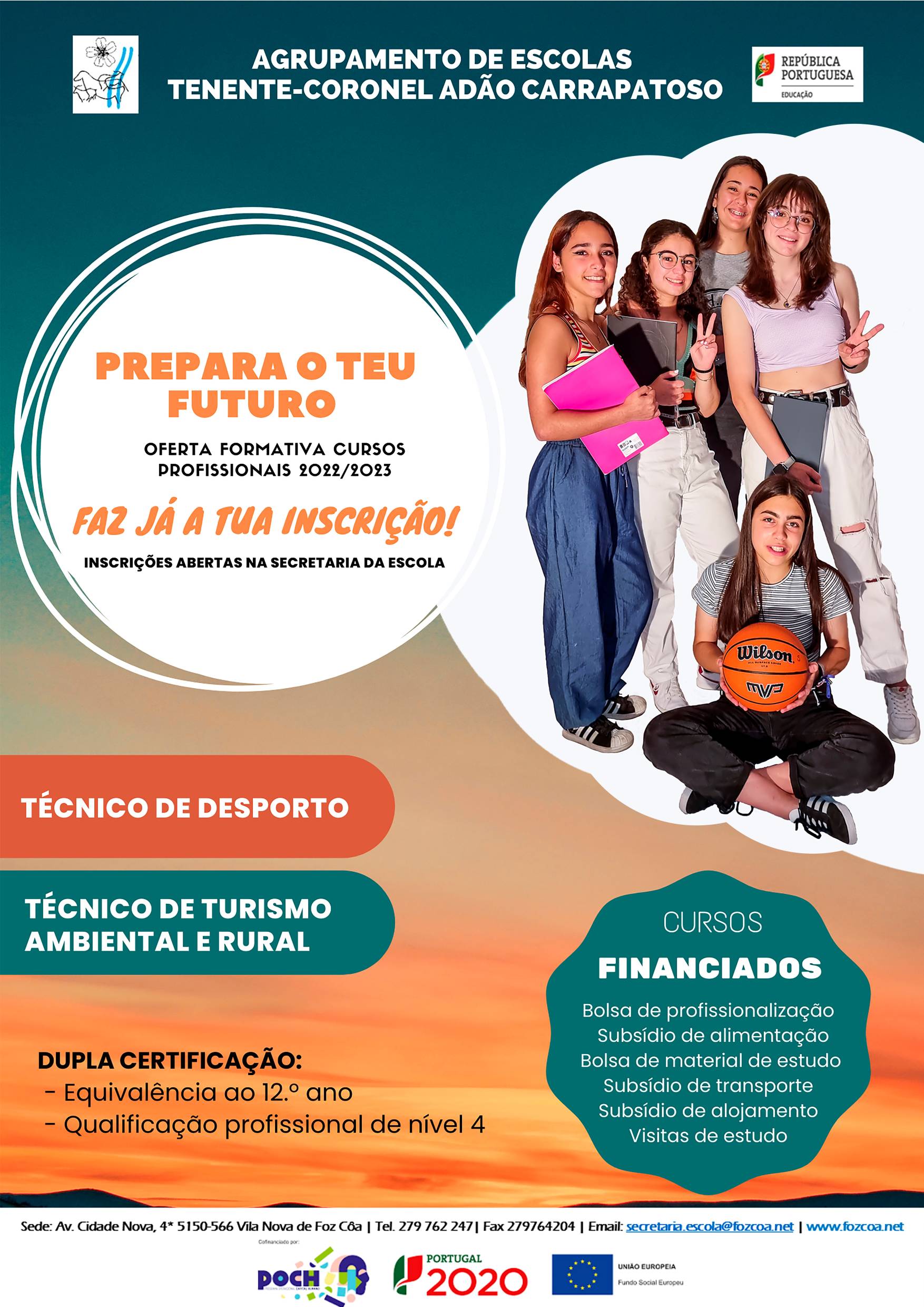 Técnico de Desporto / Técnico de Turismo Ambiental e Rural