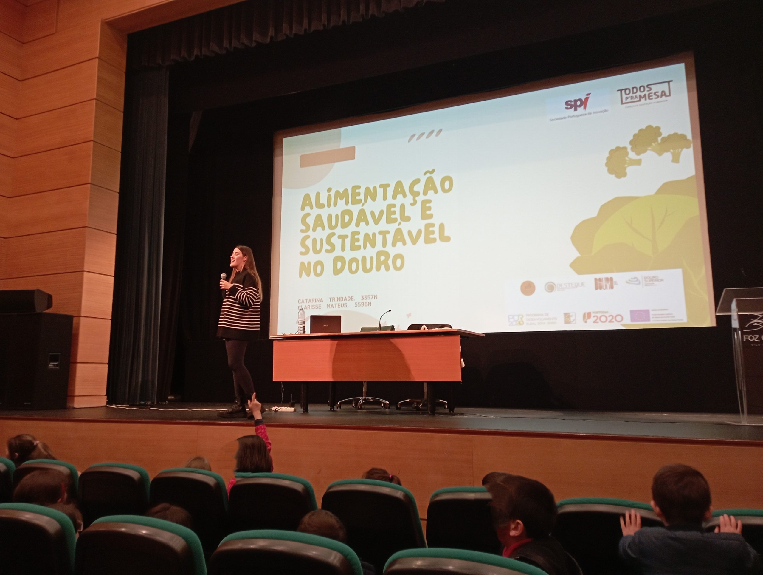 Sessão de sensibilização para uma alimentação saudável, económica e sustentável