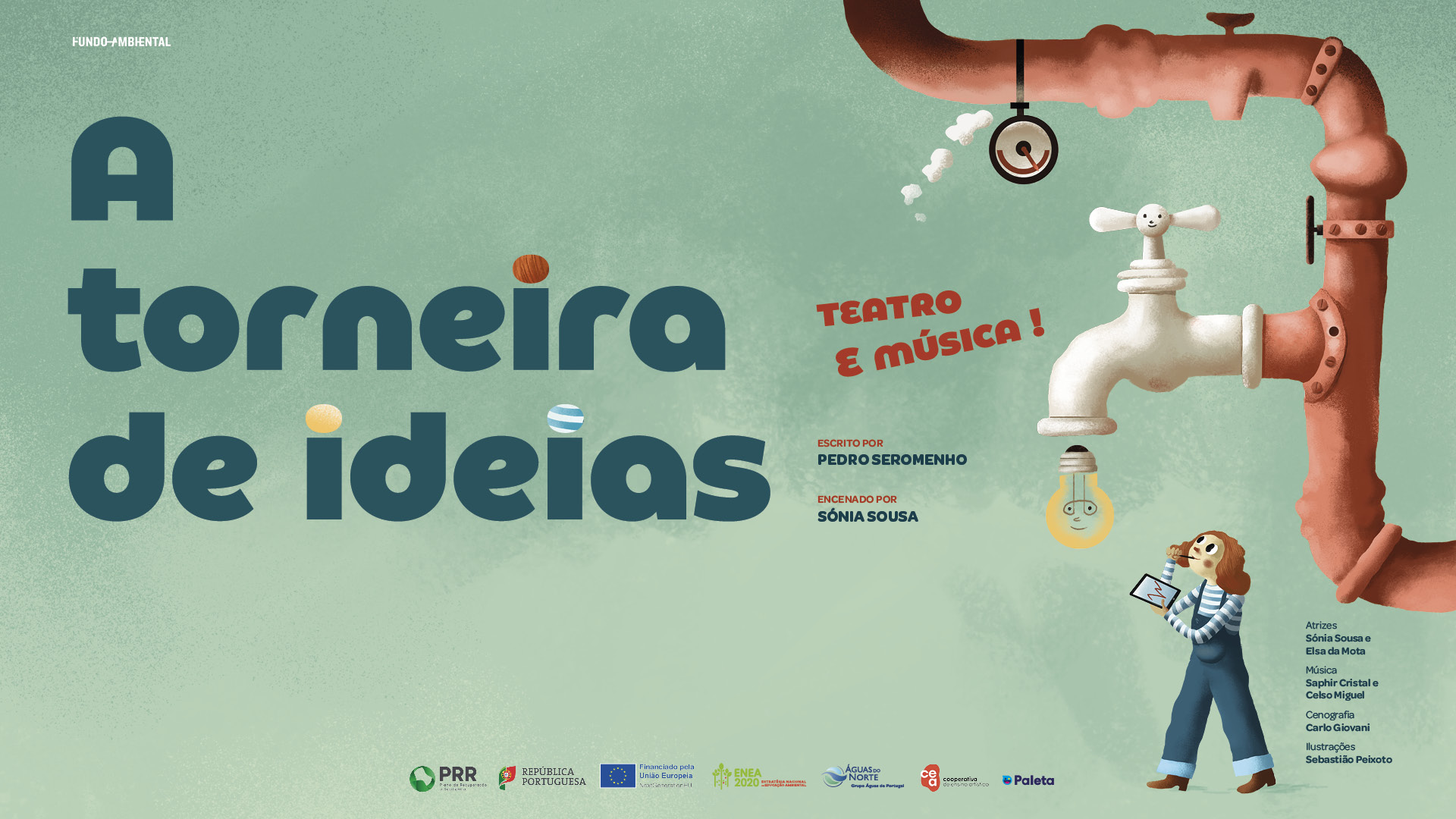 “Torneira de ideias” ensina o valor da água